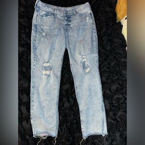 Old Navy High Rise O.G. Straight Secret Smooth Pocket Jeans Size 14